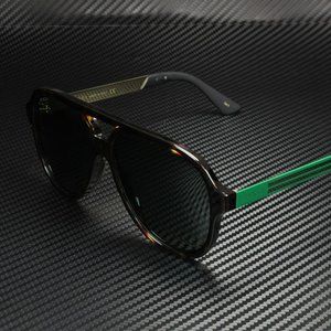 Gucci Black Green 59mm Sunglasses